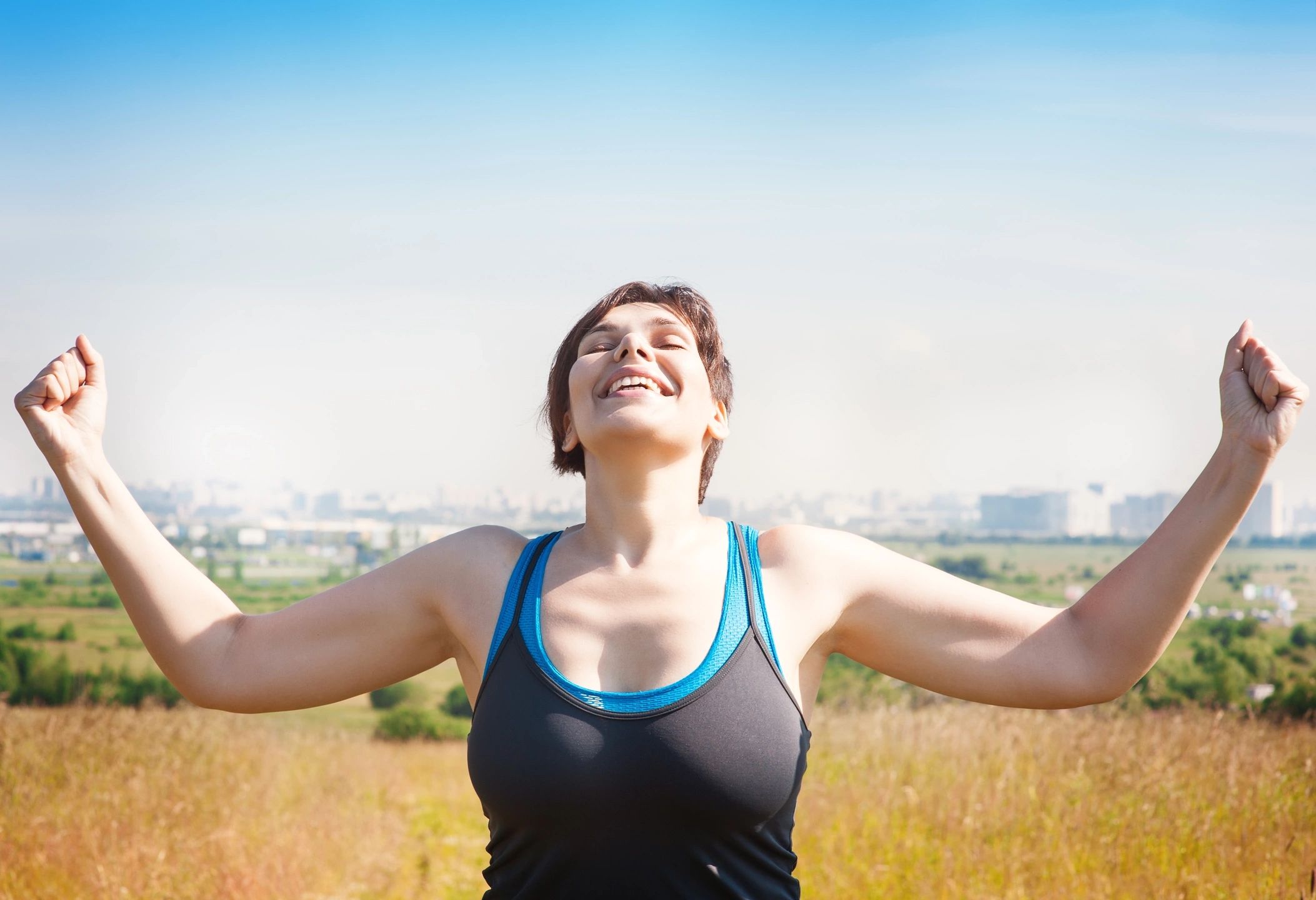 empowered healthy woman fitness