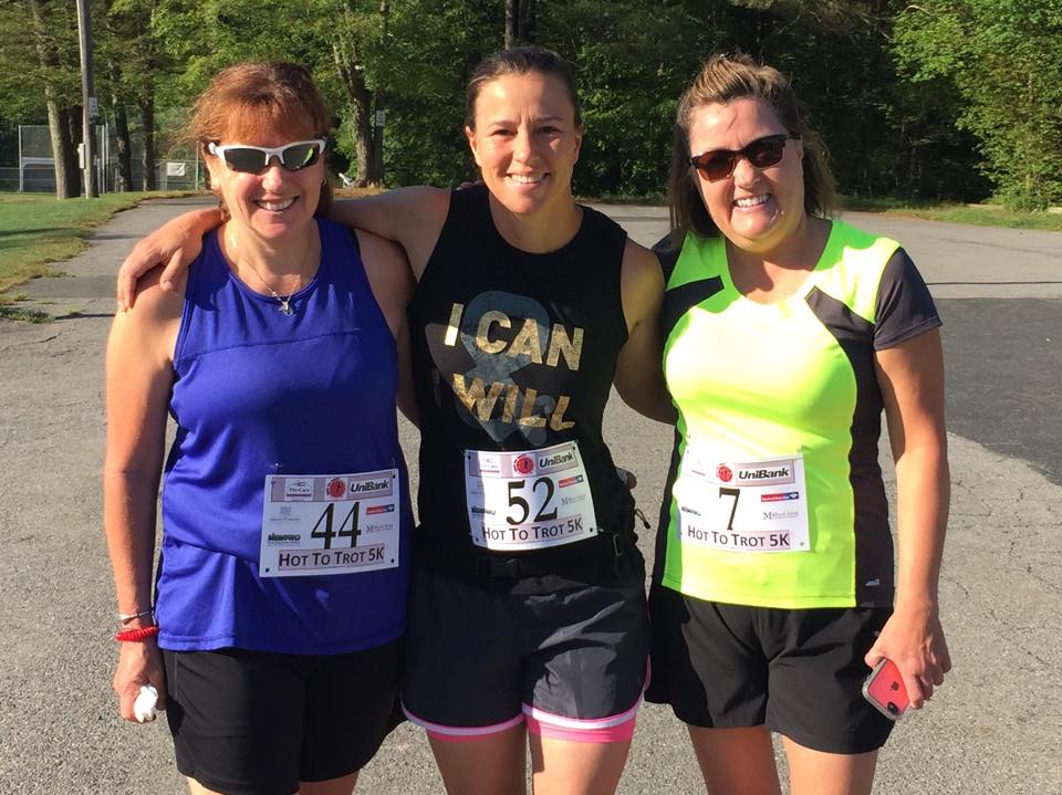 Upton Massachusetts Finishers of Hot to Trot 5k Road Race