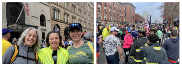 Diane, Jean, Caroline, New Bedford Half Marathon, Road Race, Running